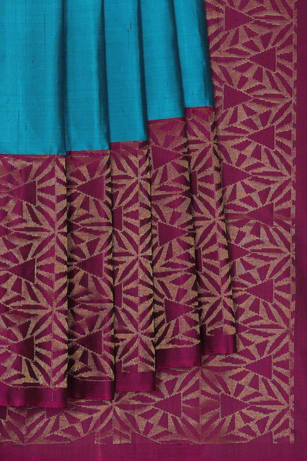 Image of Simple Yet Elegant Blue Saree
